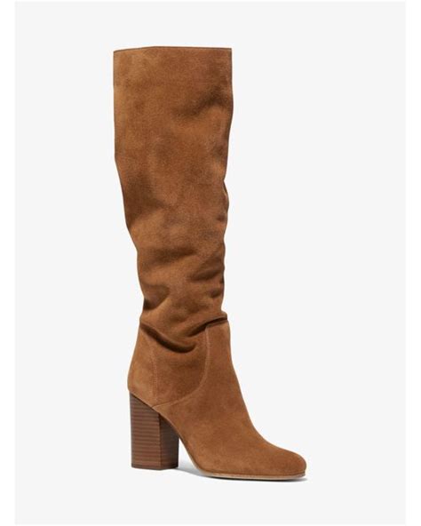 michael kors leigh suede boot|michael kors adjustable buckle boots.